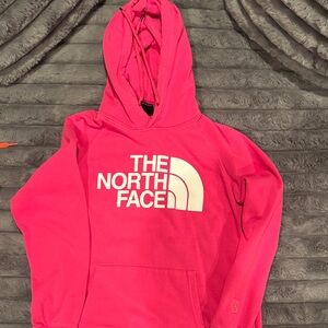 The North Face women’s Bright Pink Hoodie